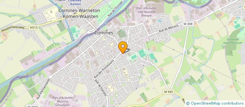 localisation de l'entreprise MARKET COMINES  COMINES