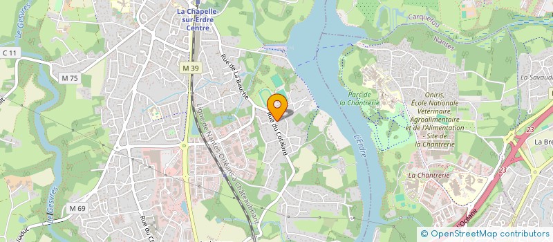 localisation de l'entreprise MARKET DIGITAL à LA CHAPELLE-SUR-ERDRE