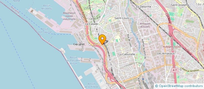 localisation de l'entreprise MARKET DU LITTORAL à MARSEILLE
