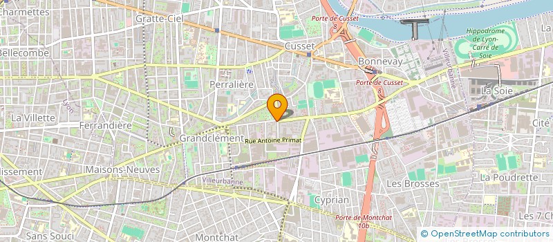 localisation de l'entreprise MARKET DU PARC à VILLEURBANNE