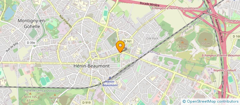 localisation de l'entreprise MARKET ELIE CITY à HENIN-BEAUMONT
