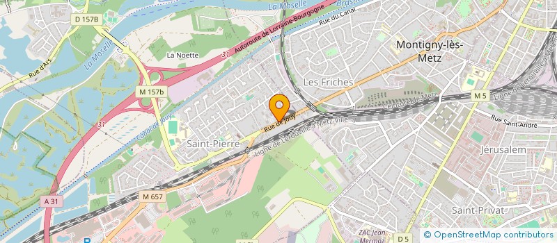 localisation de l'entreprise MARKET ET FRAIS à MOULINS-LES-METZ