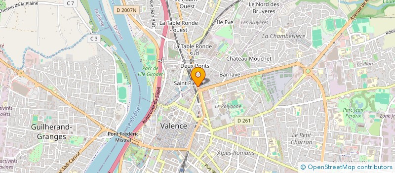 localisation de l'entreprise MARKET & FOOD  BOURG-LES-VALENCE