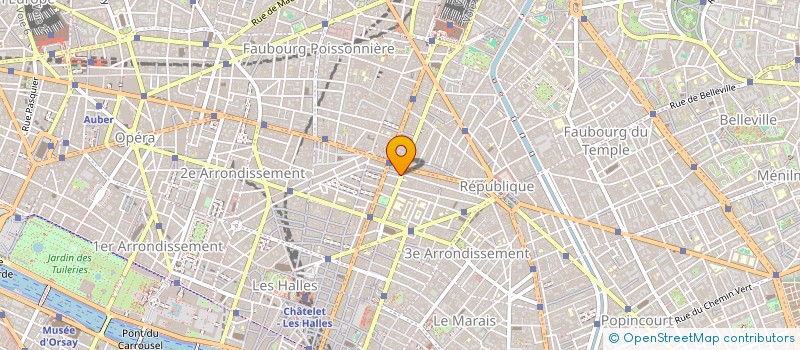 localisation de l'entreprise MARKET FUTURE à PARIS