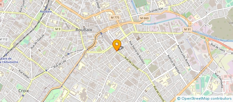 localisation de l'entreprise MARKET LANNOY à LILLE