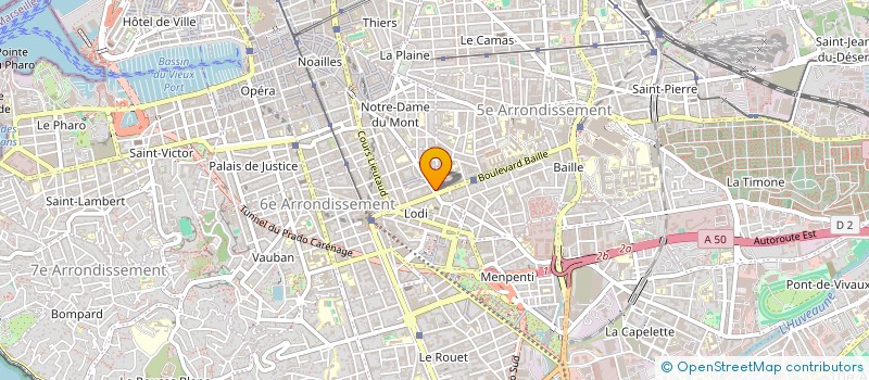 localisation de l'entreprise MARKET LODI à MARSEILLE