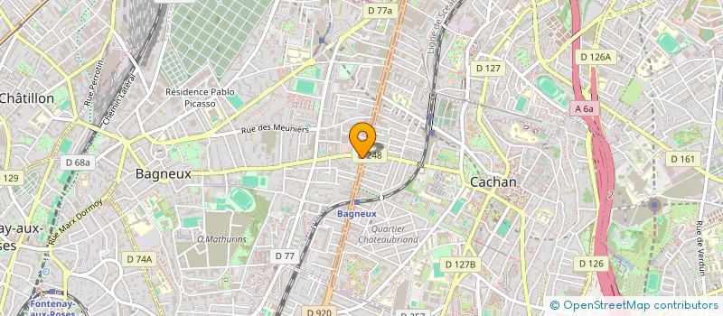 localisation de l'entreprise MARKET N 20 à BAGNEUX