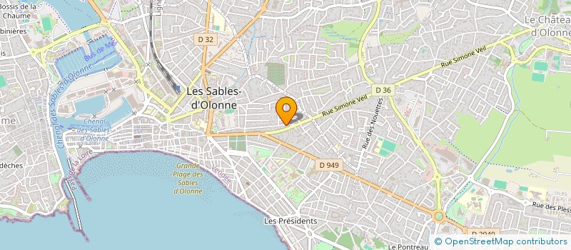 localisation de l'entreprise MARKET PIC-NIC à LES SABLES D'OLONNE