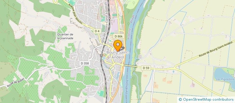 localisation de l'entreprise MARKET PLACE  BOURG-SAINT-ANDEOL