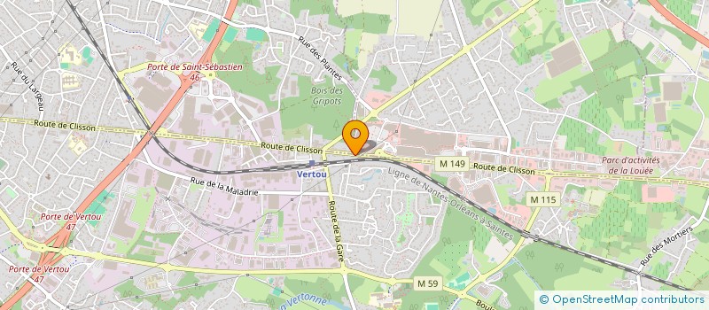 localisation de l'entreprise MARKET RUN à VERTOU