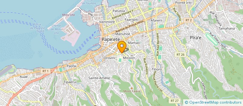 localisation de l'entreprise MARKET TECH à PAPEETE