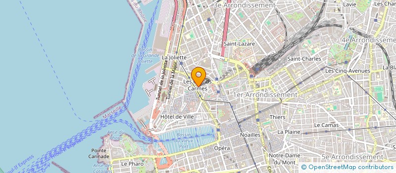 localisation de l'entreprise MARKET TRINQUET à MARSEILLE