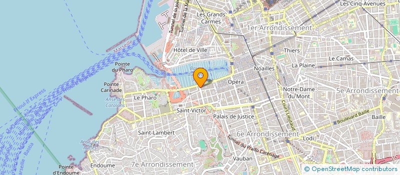 localisation de l'entreprise MARKET VIEUX PORT à MARSEILLE