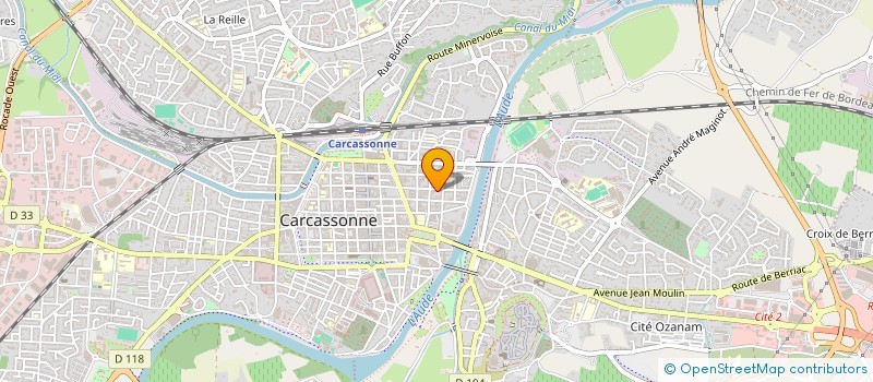 localisation de l'entreprise MARKETDISTRIB à CARCASSONNE