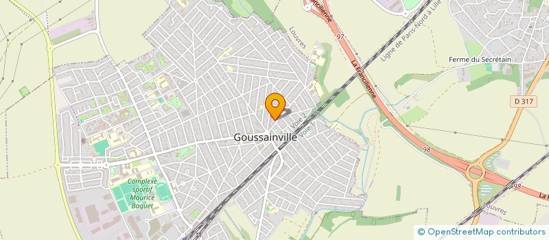 localisation de l'entreprise MARKETIA à GOUSSAINVILLE