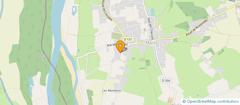 localisation de l'entreprise MARKETING + à MARZY