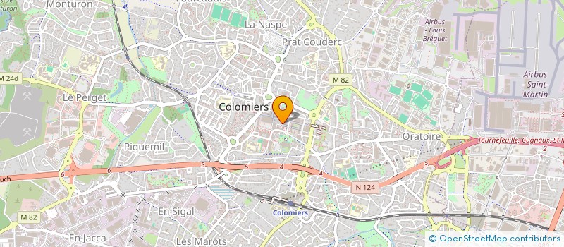 localisation de l'entreprise MARKETING ACTIF GROUPE à COLOMIERS