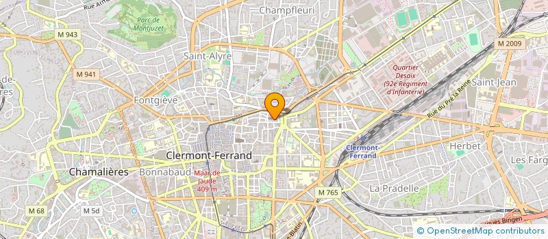 localisation de l'entreprise MARKETING APPLICTIONS CONSEILS  CLERMONT FERRAND