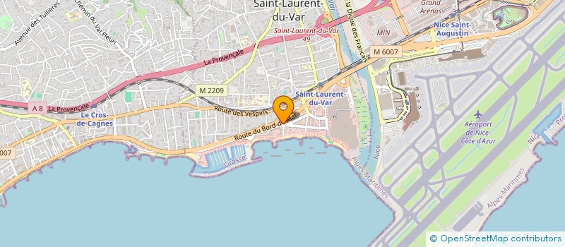 localisation de l'entreprise MARKETING CENTER INTERNATIONAL à SAINT-LAURENT-DU-VAR