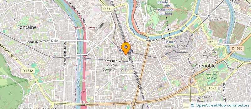 localisation de l'entreprise MARKETING COMMUNICATION VENTE SERVICES à GRENOBLE