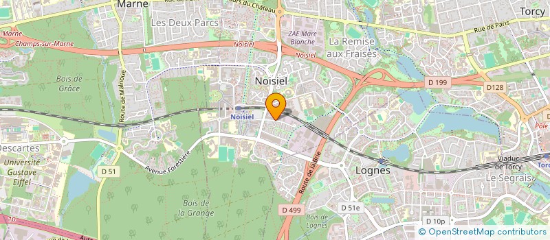 localisation de l'entreprise MARKETING CONSULTING AERO à NOISIEL