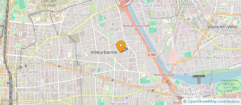 localisation de l'entreprise MARKETING DEVELOPPEMENT  VILLEURBANNE