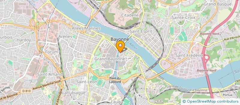 localisation de l'entreprise MARKETING DEVELOPPEMENT COURTAGE à BAYONNE