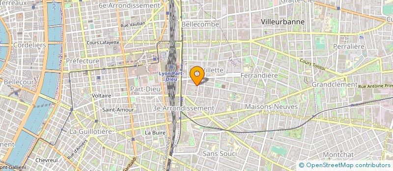 localisation de l'entreprise MARKETING DIRECT LYON à LYON