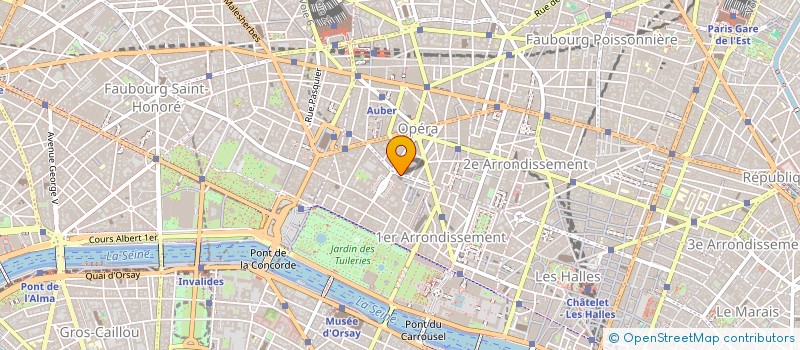 localisation de l'entreprise MARKETING DIRECT MARKETING à PARIS