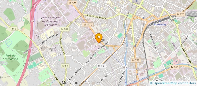localisation de l'entreprise MARKETING DIRECT ORGANISATION à TOURCOING