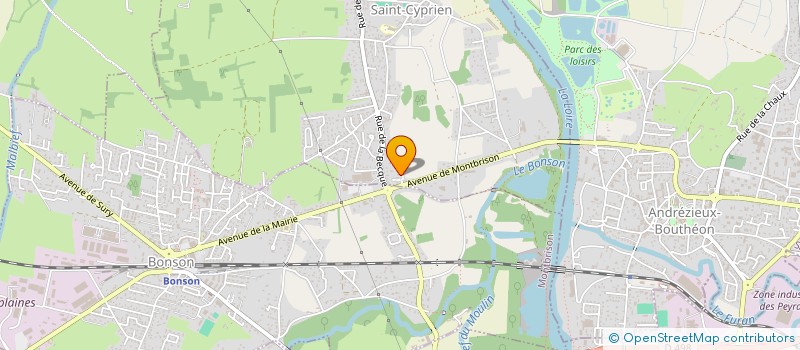 localisation de l'entreprise MARKETING DISTRIBUTION à SAINT-CYPRIEN