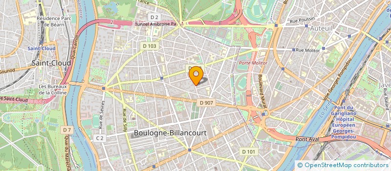 localisation de l'entreprise MARKETING DISTRIBUTION à BOULOGNE-BILLANCOURT