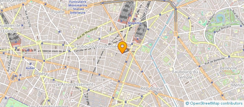 localisation de l'entreprise MARKETING ECHANGES ET COMMERCE  PARIS