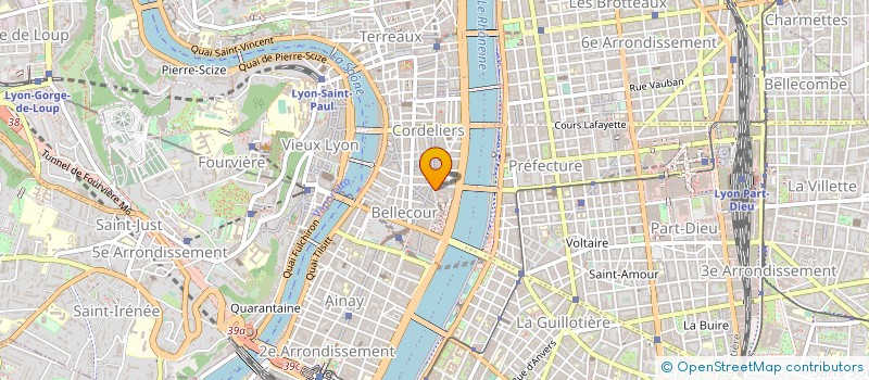 localisation de l'entreprise MARKETING ESPACE  LYON