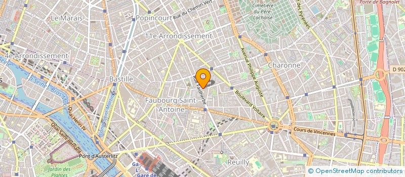 localisation de l'entreprise MARKETING ET COMMUNICATION  PARIS