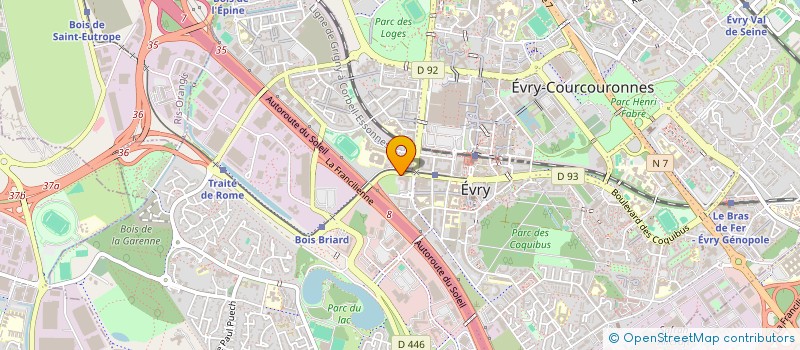 localisation de l'entreprise MARKETING ET SERVICES AUX INDUSTRIES  EVRY-COURCOURONNES