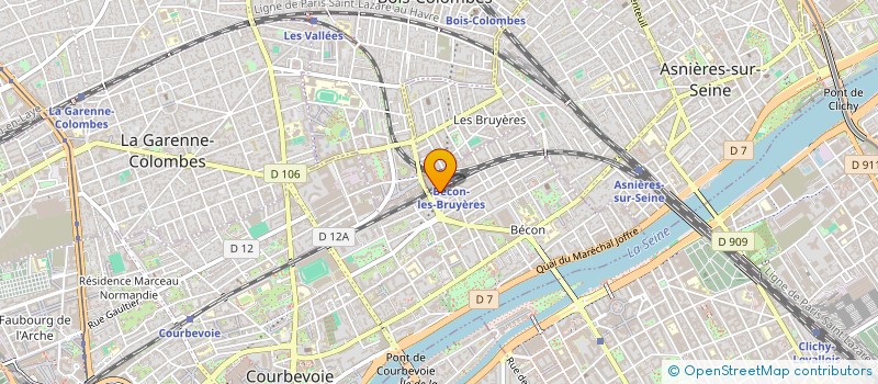 localisation de l'entreprise MARKETING ET SYSTEMES à COURBEVOIE