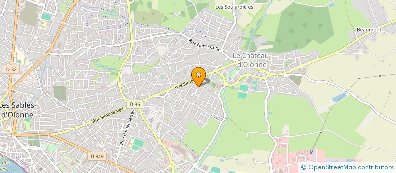 localisation de l'entreprise MARKETING FLOW à LES SABLES D'OLONNE