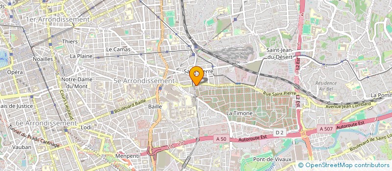 localisation de l'entreprise MARKETING INGENIERIE GESTION à MARSEILLE
