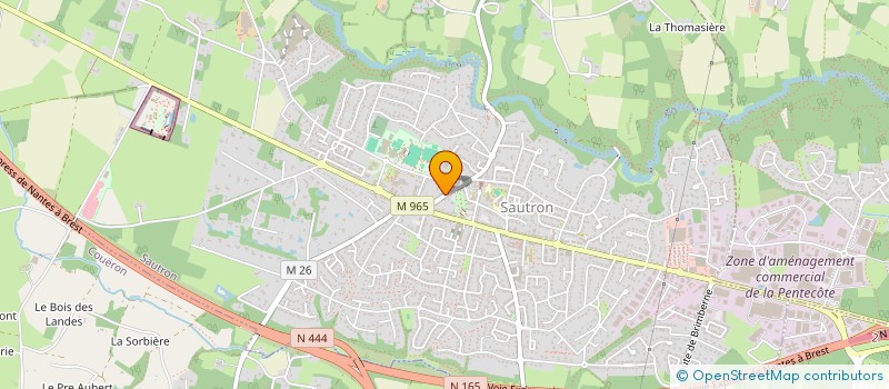 localisation de l'entreprise MARKETING LOCAL  SAUTRON