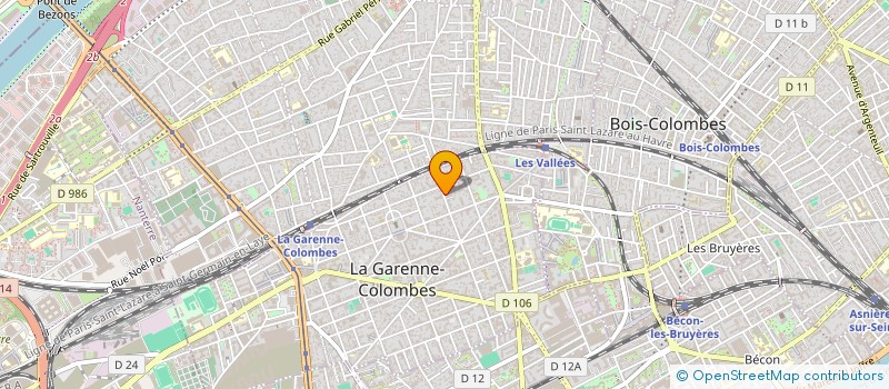 localisation de l'entreprise MARKETING METRIE à LA GARENNE-COLOMBES
