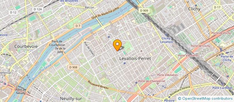 localisation de l'entreprise MARKETING PARTNER CONSULTANT à LEVALLOIS-PERRET