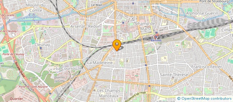 localisation de l'entreprise MARKETING PERFOMANSE à RENNES