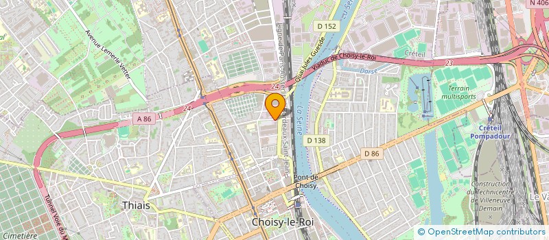 localisation de l'entreprise MARKETING PRESS COMMUNICATION  CHOISY-LE-ROI