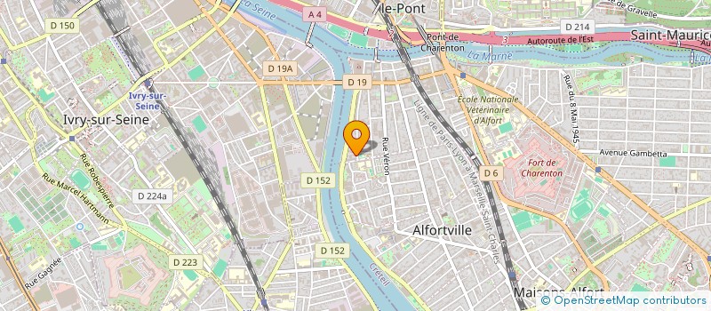 localisation de l'entreprise MARKETING PROS à ALFORTVILLE