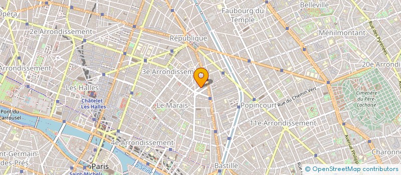 localisation de l'entreprise MARKETING SYSTEMES INFORMATION à PARIS