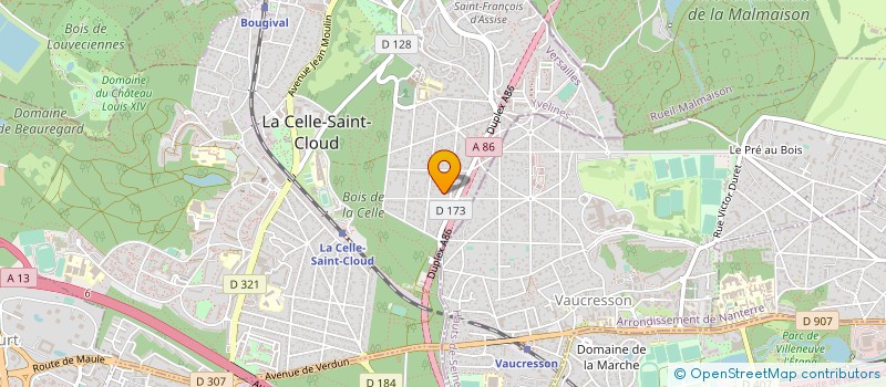 localisation de l'entreprise MARKETINGEVENTS  LA CELLE-SAINT-CLOUD