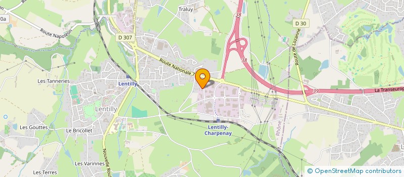 localisation de l'entreprise MARKETIZZ  LENTILLY