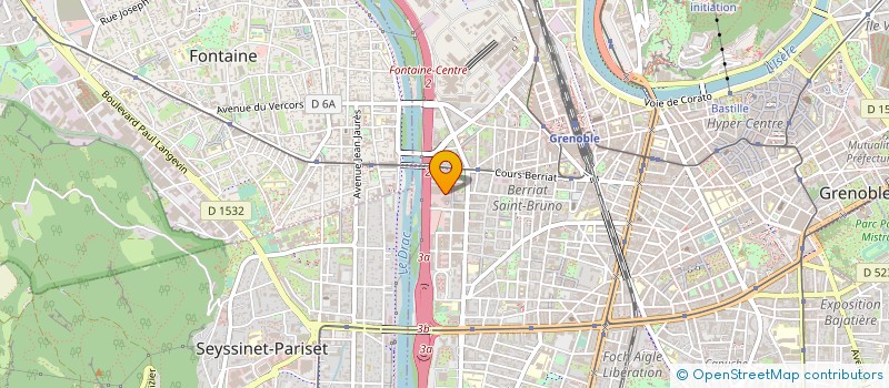 localisation de l'entreprise MARKETT RHONE ALPES  GRENOBLE