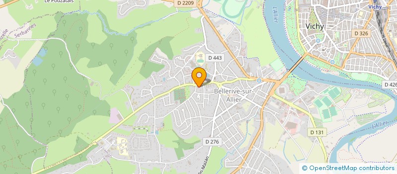 localisation de l'entreprise MARKETTY à BELLERIVE-SUR-ALLIER